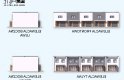 Projekt domu szeregowego ALTEA -  segment A - elewacja 1