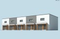 Projekt domu szeregowego ALTEA -  segment A - wizualizacja 2