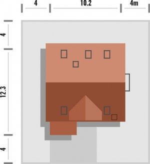 Usytuowanie budynku Tetris