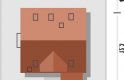 Projekt domu wolnostojącego Tetris - usytuowanie - wersja lustrzana