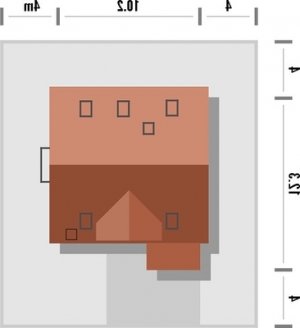 Usytuowanie budynku Tetris w wersji lustrzanej