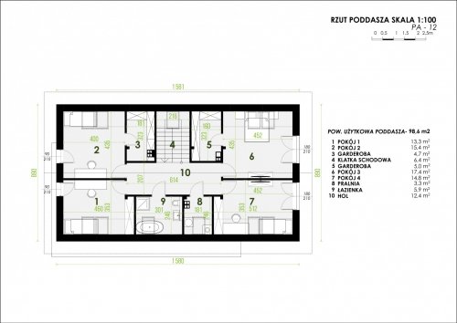 Rzut projektu PióroArchitekci - 12