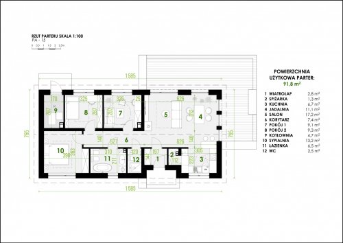 Rzut projektu PióroArchitekci - 15