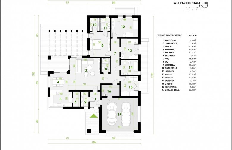 Projekt domu parterowego PióroArchitekci - 18 - 