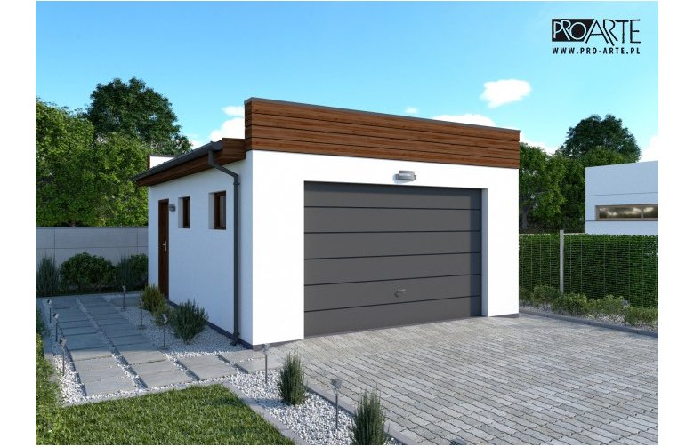 Projekt garażu G339 C