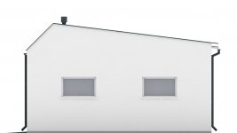 Elewacja projektu G52 - Budynek garażowy - 2 - wersja lustrzana