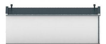 Elewacja projektu G52 - Budynek garażowy - 4 - wersja lustrzana