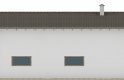 Projekt domu energooszczędnego G53 - Budynek garażowo - gospodarczy - elewacja 4
