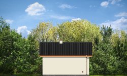 Elewacja projektu Garaż BG01 (426) - 2 - wersja lustrzana