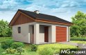 Projekt domu energooszczędnego Garaż BG01 (426) - wizualizacja 0