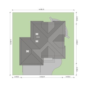 Usytuowanie budynku Fabio 2 w wersji lustrzanej