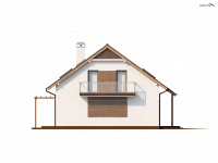 Elewacja projektu Z133 - 2 - wersja lustrzana