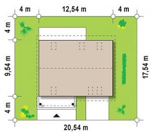 Usytuowanie budynku Z133