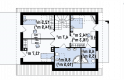 Projekt domu wolnostojącego Z149 - rzut poddasza