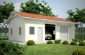 Projekt domu energooszczędnego G47 - Budynek garażowo - gospodarczy - wizualizacja 0