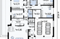 Projekt domu jednorodzinnego Z51 - rzut parteru
