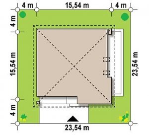 Usytuowanie budynku Z51