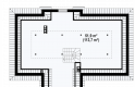 Projekt domu wolnostojącego Z2 L + w - rzut poddasza