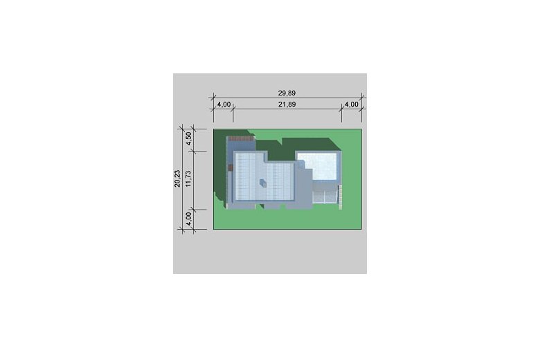 Projekt domu z poddaszem LK&769 - Usytuowanie