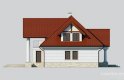 Projekt domu piętrowego LK&795 - elewacja 3