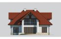Projekt domu piętrowego LK&795 - elewacja 4