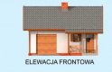 Projekt domu letniskowego ARIZONA dom letniskowy - elewacja 1