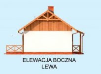 Elewacja projektu ARIZONA dom letniskowy - 2