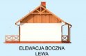 Projekt domu letniskowego ARIZONA dom letniskowy - elewacja 2