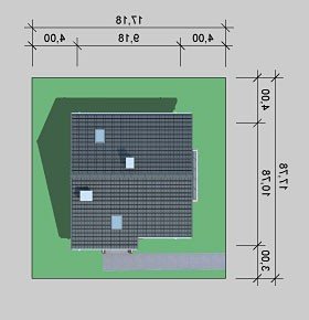 Usytuowanie budynku LK&759 w wersji lustrzanej