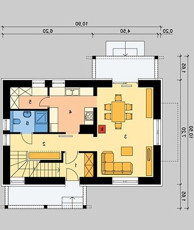 PARTER LK&762 - wersja lustrzana