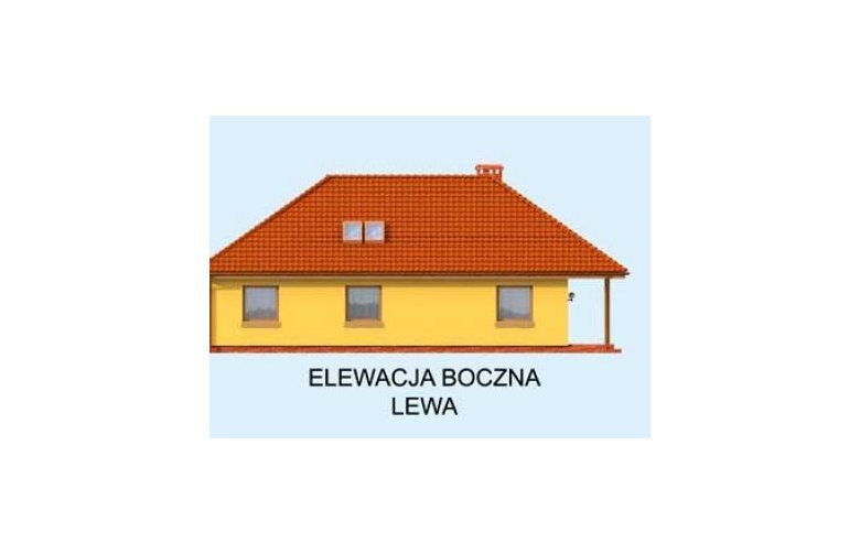 Projekt domu parterowego SANTA FE 2 - elewacja 2