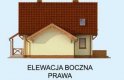 Projekt domu z poddaszem SANTA SUSANA 2 - elewacja 4