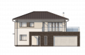 Projekt domu piętrowego Zx26 - elewacja 1