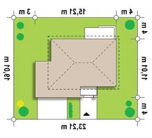 Usytuowanie budynku Zx26 w wersji lustrzanej