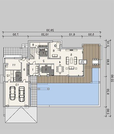 PARTER LK&745 - wersja lustrzana