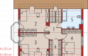 Projekt domu jednorodzinnego Aga II G1 - poddasze