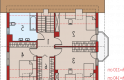 Projekt domu jednorodzinnego Aga II G1 - poddasze