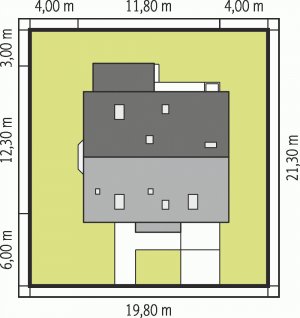 Usytuowanie budynku Aga II G1