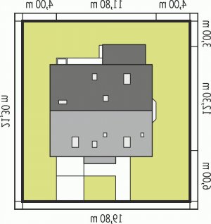 Usytuowanie budynku Aga II G1 w wersji lustrzanej