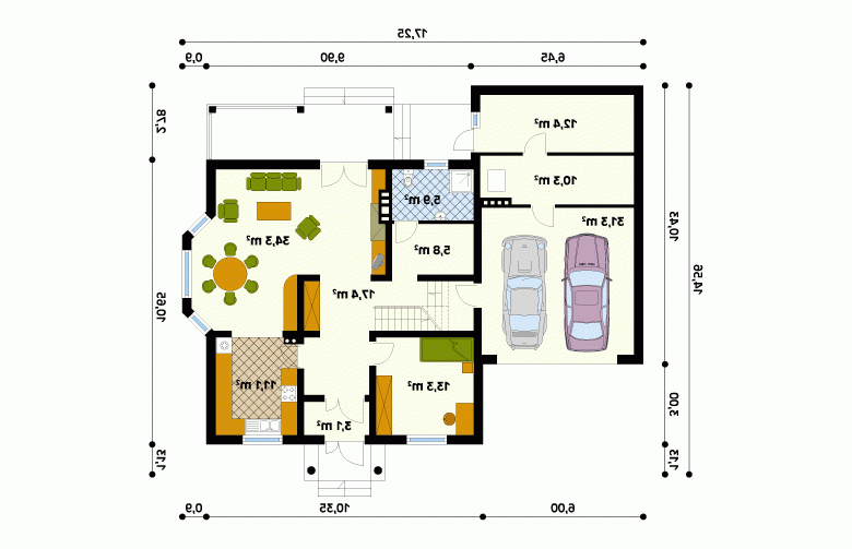 Projekt domu wielorodzinnego Modrzew 3 - 