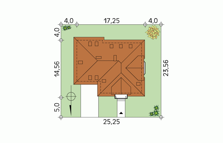 Projekt domu wielorodzinnego Modrzew 3 - Usytuowanie