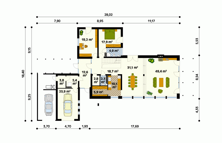 Projekt domu szkieletowego Apollo - 