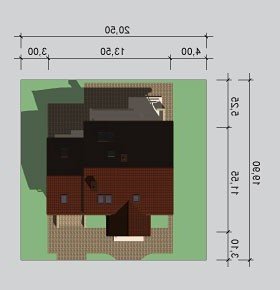 Usytuowanie budynku LK&839 w wersji lustrzanej