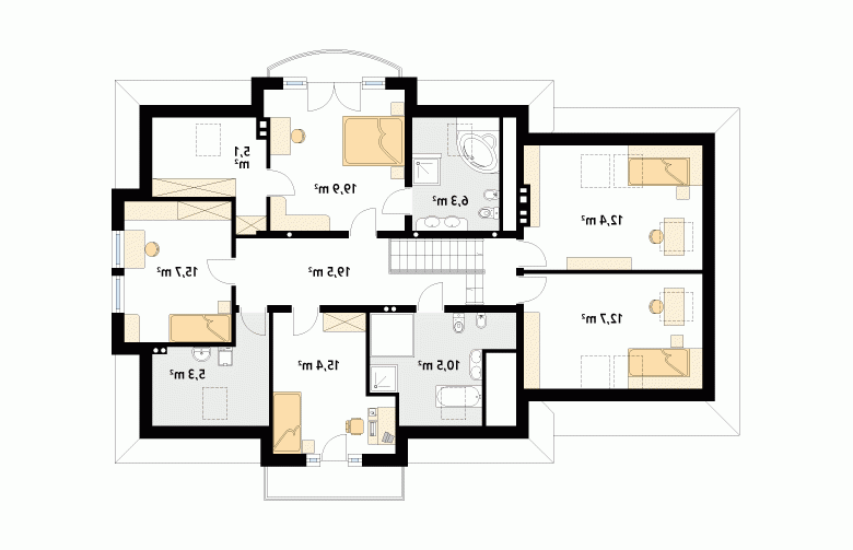 Projekt domu tradycyjnego Allegro 2 - 