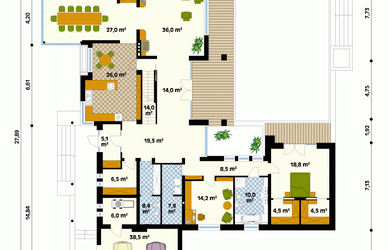 Projekt domu szkieletowego Arkadia - 