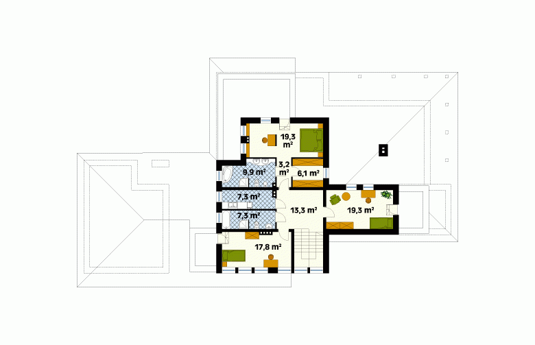 Projekt domu szkieletowego Atena - 