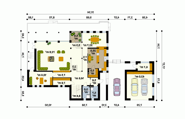 Projekt domu szkieletowego Atena - 