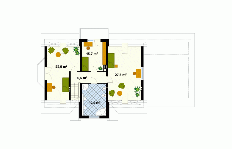 Projekt domu wielorodzinnego Aura - 