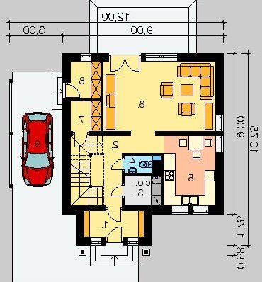 PARTER LK&155 - wersja lustrzana