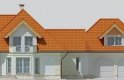 Projekt domu piętrowego LK&160 - elewacja 2